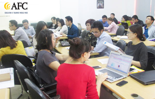 Giờ thực hành lớp CFO