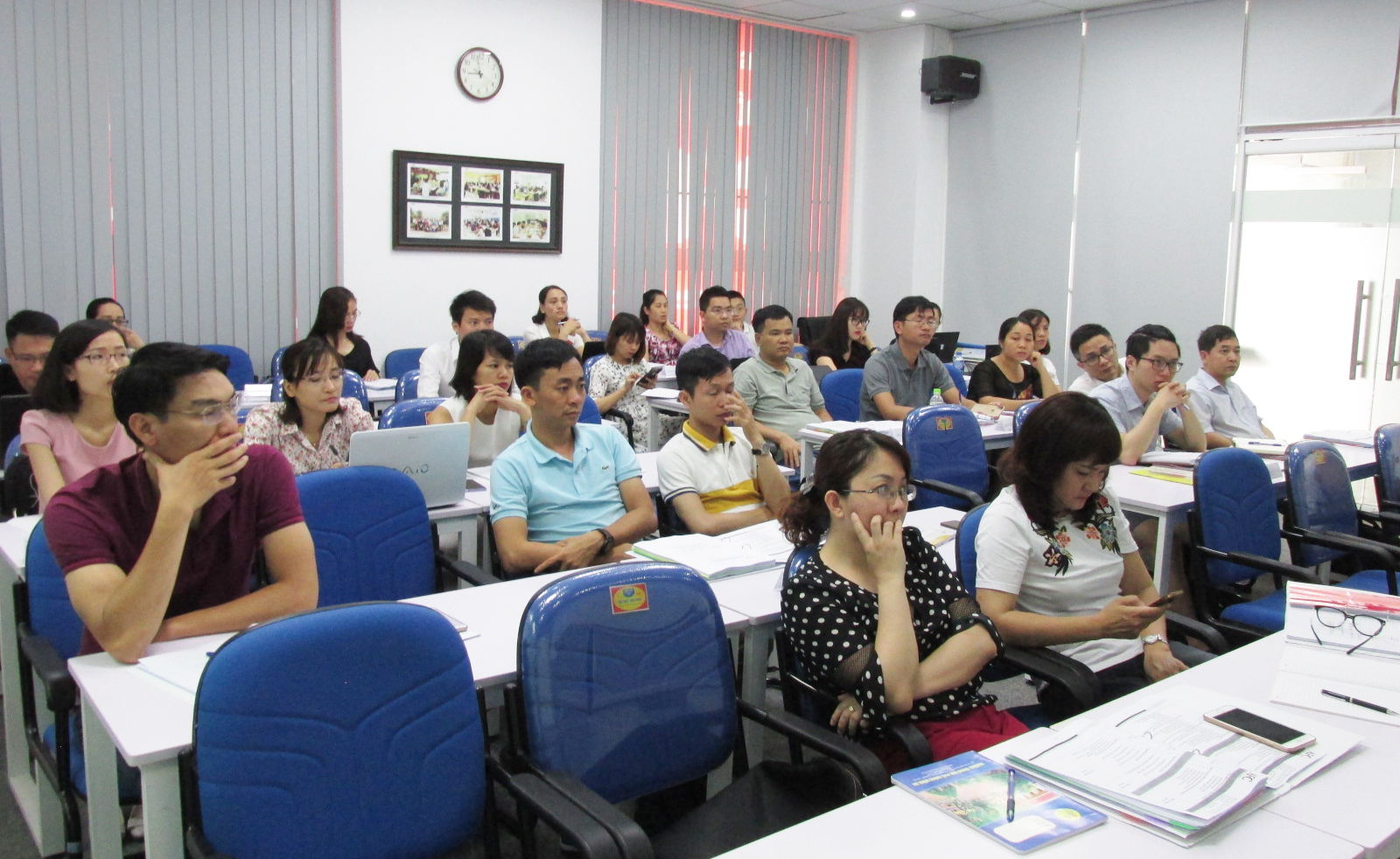 Các học viên đều tích cực tham dự các buổi học